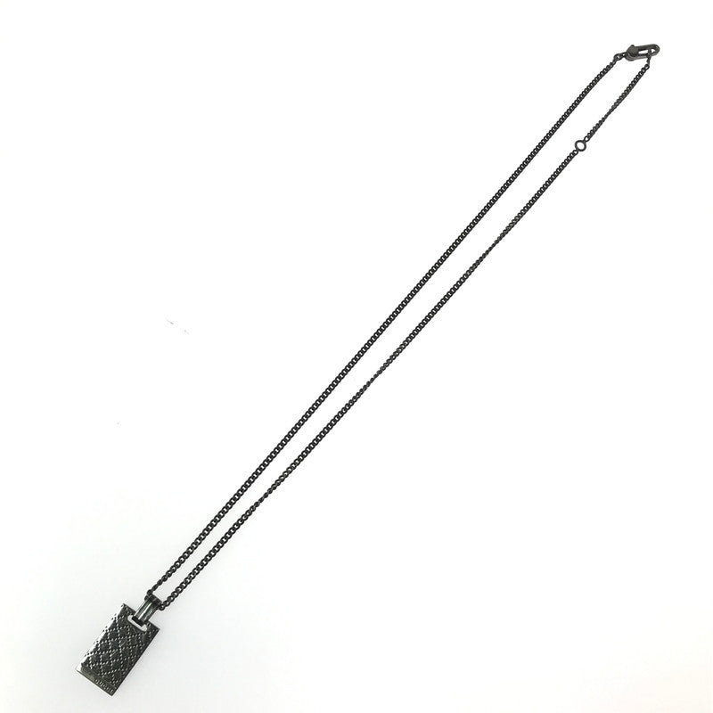 【中古品】【メンズ】 GUCCI グッチ SV925 ディマンティッシマ ペンダント ネックレス 341899 アクセサリー 182-260420-na-25-tagh カラー：ブラック系 万代Net店