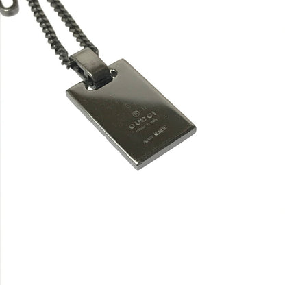 【中古品】【メンズ】 GUCCI グッチ SV925 ディマンティッシマ ペンダント ネックレス 341899 アクセサリー 182-260420-na-25-tagh カラー：ブラック系 万代Net店