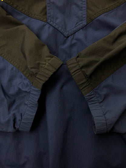 【中古品】【メンズ】 BALENCIAGA バレンシアガ DOUBLE HEM WINDBREAKER BL05 508530 TXD12 ダブルヘム ウィンドブレーカー ライトアウター 141-260423-na-14-tagh サイズ：44 カラー：イエロー/ネイビー 万代Net店