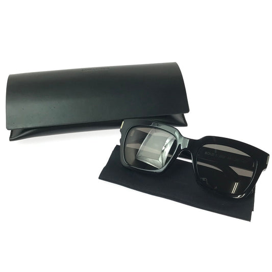 【中古品】【メンズ】 SAINT LAURENT サンローラン BOLD1 002 SUNGLASSES サングラス アイウェア アクセサリー 203-260420-na-23-tagh サイズ：54□20 140 カラー：ブラック 万代Net店