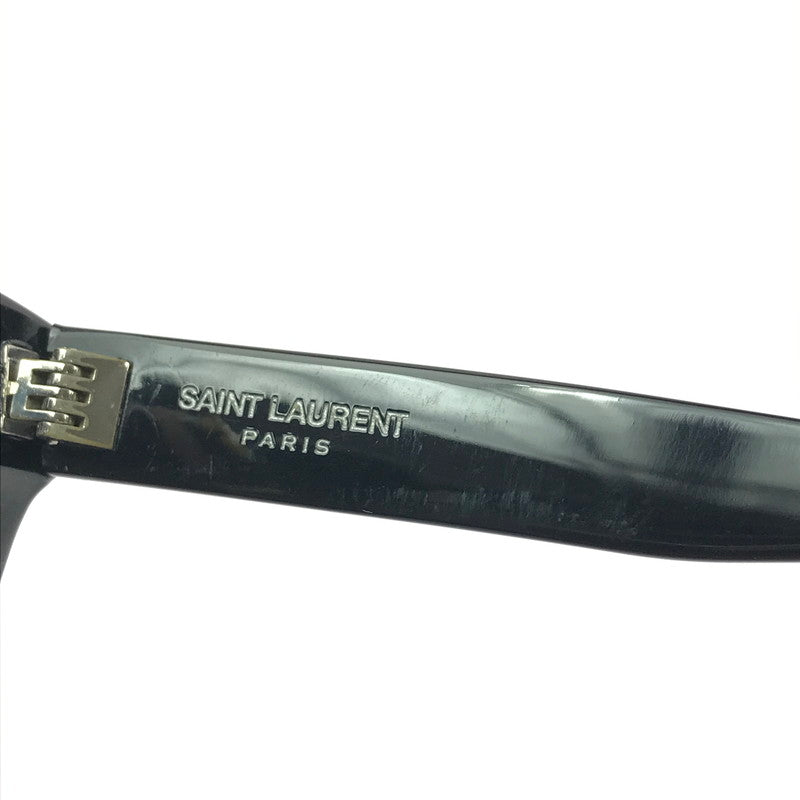【中古品】【メンズ】 SAINT LAURENT サンローラン BOLD1 002 SUNGLASSES サングラス アイウェア アクセサリー 203-260420-na-23-tagh サイズ：54□20 140 カラー：ブラック 万代Net店
