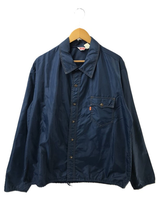 【中古品】【メンズ】 LEVI'S リーバイス 70's NYLON COACH JACKET ナイロンコーチ ジャケット USA製 ボタン裏70 オレンジタブ ライトアウター 146-260425-rt-04-tagh サイズ：不明 下記参照 カラー：ネイビー 万代Net店