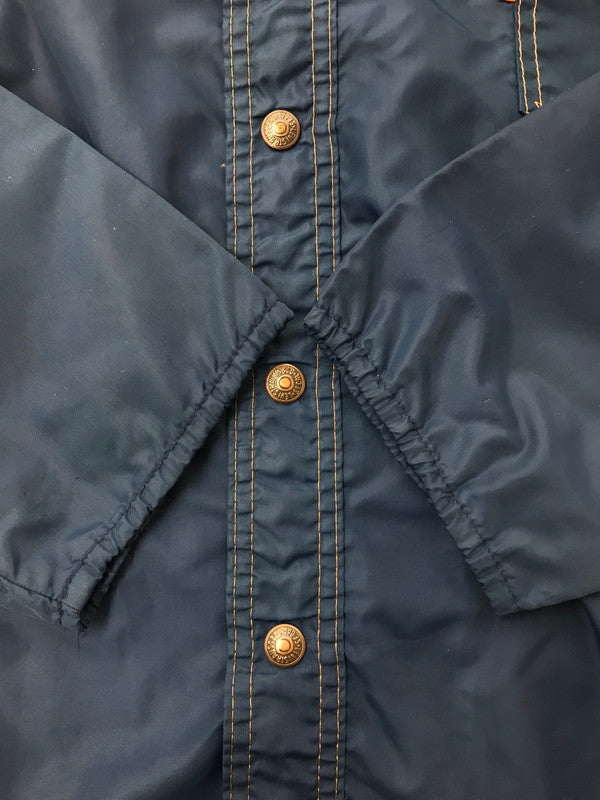 【中古品】【メンズ】 LEVI'S リーバイス 70's NYLON COACH JACKET ナイロンコーチ ジャケット USA製 ボタン裏70 オレンジタブ ライトアウター 146-260425-rt-04-tagh サイズ：不明 下記参照 カラー：ネイビー 万代Net店