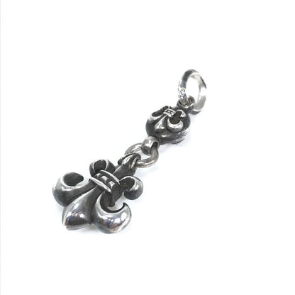 【中古品】【メンズ】 CHROME HEARTS クロムハーツ 1BALL BS FLEUR ワンボールフレアチャーム ペンダントトップ アクセサリー 190-260417-rt-21-tagh カラー：シルバー 万代Net店