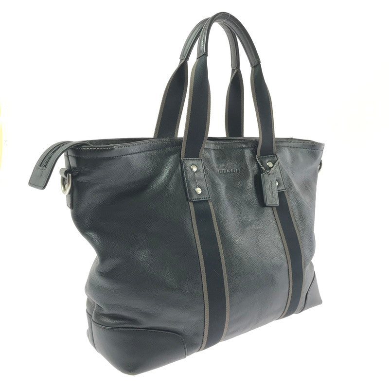 【中古品】【メンズ】 COACH コーチ F71248 TOTE BAG トート バッグ 鞄 カバン 188-260707-ty-06-tagh カラー：ブラック 万代Net店