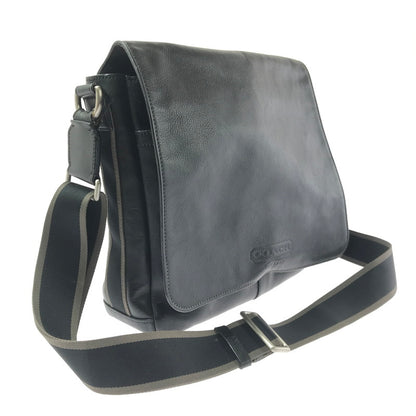 【中古品】【メンズ】 COACH コーチ F70555 SHOULDER BAG ショルダー バッグ 鞄 カバン 188-260704-ty-10-tagh カラー：ブラック 万代Net店