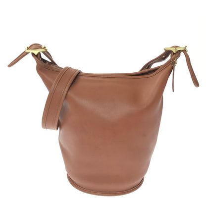 【中古品】【レディース】 COACH コーチ SHOULDER BAG M61-9953 バケツ型 ショルダーバッグ カバン 188-260510-na-15-tagh カラー：ブラウン 万代Net店