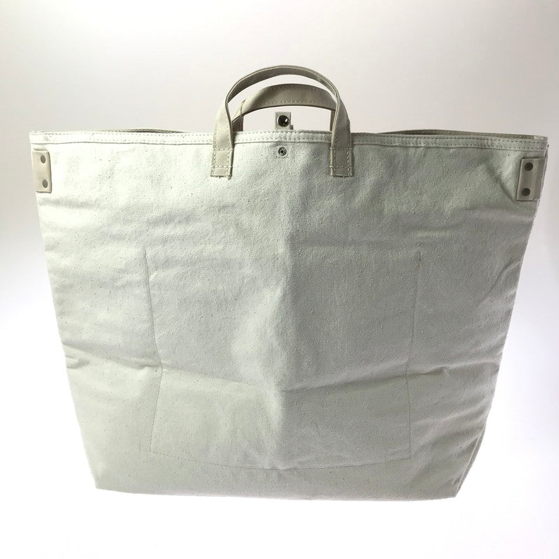 【中古美品】【メンズ】 ANCELLM WITH THIS IS A(N) アンセルム C/R DUCK BAG ANC-GD19 ダッグバッグ トートバッグ カバン 188-260503-na-10-tagh カラー：ホワイト 万代Net店