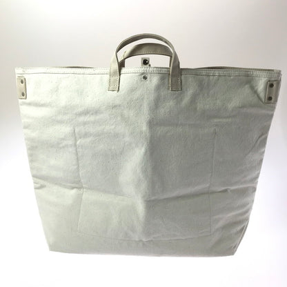 【中古美品】【メンズ】 ANCELLM WITH THIS IS A(N) アンセルム C/R DUCK BAG ANC-GD19 ダッグバッグ トートバッグ カバン 188-260503-na-10-tagh カラー：ホワイト 万代Net店
