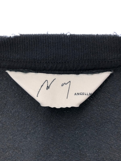 【中古美品】【メンズ】 ANCELLM アンセルム LIGHT LOOP SWEAT SHIRT ANC-CT150 ライト ループ スウェットシャツ トレーナー 140-260422-na-12-tagh サイズ：1 カラー：ブラック 万代Net店