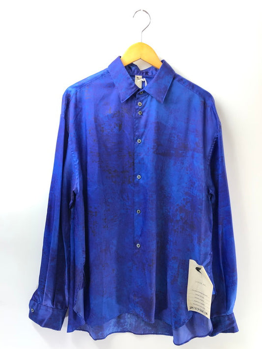 【中古美品】【メンズ】 SHINYA KOZUKA シンヤコズカ 2601SK69 FLOWY SHIRT フロウィー シャツ 長袖シャツ 140-260423-na-11-tagh サイズ：M カラー：BLUE PALETTE 万代Net店