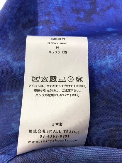 【中古美品】【メンズ】 SHINYA KOZUKA シンヤコズカ 2601SK69 FLOWY SHIRT フロウィー シャツ 長袖シャツ 140-260423-na-11-tagh サイズ：M カラー：BLUE PALETTE 万代Net店