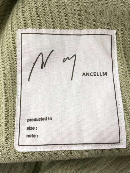 【中古美品】【メンズ】 ANCELLM アンセルム WRINKLED STRIPE TUCK SHORT PANTS ANC-PT125 リンクルド ストライプ タック ショートパンツ ボトムス 151-260422-na-19-tagh サイズ：2 カラー：ワサビ 万代Net店
