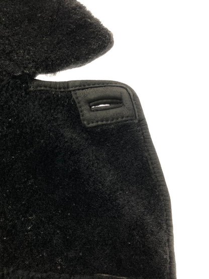 【現状渡し品】【メンズ】 KENZO HOMME ケンゾー LEATHER MOUTON COAT レザー ムートンコート アウター 141-260423-na-08-tagh サイズ：XXL カラー：ブラック 万代Net店