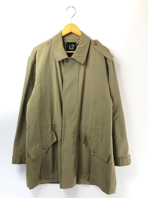 【現状渡し品】【メンズ】 DUNHILL ダンヒル SHORT SOUTIEN COLLAR COAT ショート丈 ステンカラーコート イタリア製 ライトアウター 141-260423-na-15-tagh サイズ：M カラー：カーキ系 万代Net店