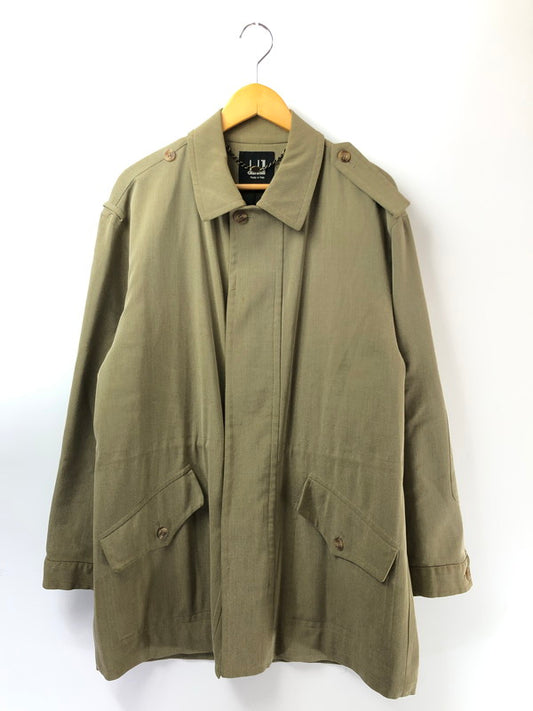 【現状渡し品】【メンズ】 DUNHILL ダンヒル SHORT SOUTIEN COLLAR COAT ショート丈 ステンカラーコート イタリア製 ライトアウター 141-260423-na-15-tagh サイズ：M カラー：カーキ系 万代Net店
