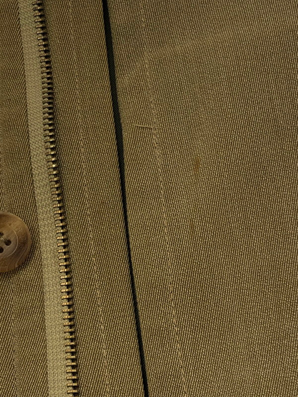 【現状渡し品】【メンズ】 DUNHILL ダンヒル SHORT SOUTIEN COLLAR COAT ショート丈 ステンカラーコート イタリア製 ライトアウター 141-260423-na-15-tagh サイズ：M カラー：カーキ系 万代Net店