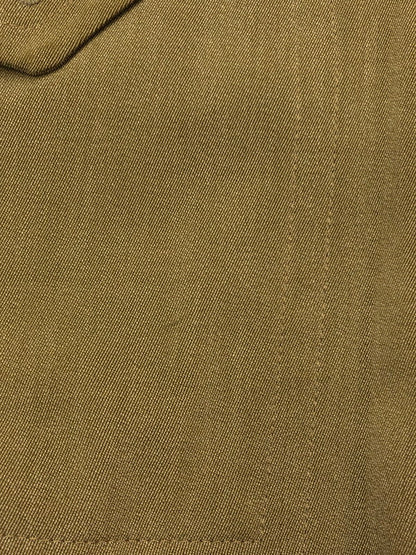 【現状渡し品】【メンズ】 DUNHILL ダンヒル SHORT SOUTIEN COLLAR COAT ショート丈 ステンカラーコート イタリア製 ライトアウター 141-260423-na-15-tagh サイズ：M カラー：カーキ系 万代Net店