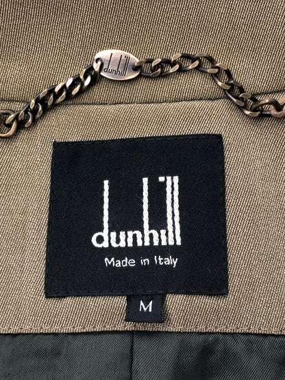 【現状渡し品】【メンズ】 DUNHILL ダンヒル SHORT SOUTIEN COLLAR COAT ショート丈 ステンカラーコート イタリア製 ライトアウター 141-260423-na-15-tagh サイズ：M カラー：カーキ系 万代Net店