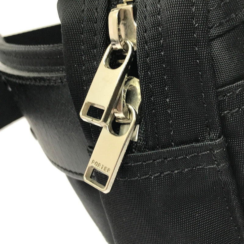 【中古品】【メンズ】 PORTER ポーター WAIST BAG ウエストバッグ カバン 188-260503-na-08-tagh カラー：ブラック 万代Net店