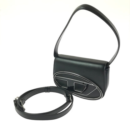 【中古品】【レディース】 DIESEL ディーゼル OVAL-D LOGO 2WAY SHOULDER BAG X08396 オーバルD 2WAYショルダーバッグ ハンドバッグ カバン 188-260503-na-06-tagh カラー：ブラック 万代Net店
