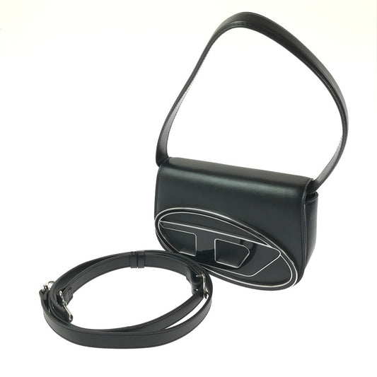 【中古品】【レディース】 DIESEL ディーゼル OVAL-D LOGO 2WAY SHOULDER BAG X08396 オーバルD 2WAYショルダーバッグ ハンドバッグ カバン 188-260503-na-06-tagh カラー：ブラック 万代Net店