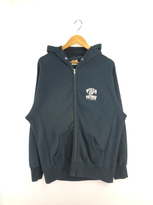 【現状渡し品】【メンズ】 PIZZA OF DEATH RECORDS ピザ・オブ・デス・レコーズ ZIP UP HOODIE ジップ アップ フーディー パーカー トップス 146-260516-rt-26-tagh サイズ：XL カラー：ブラック 万代Net店