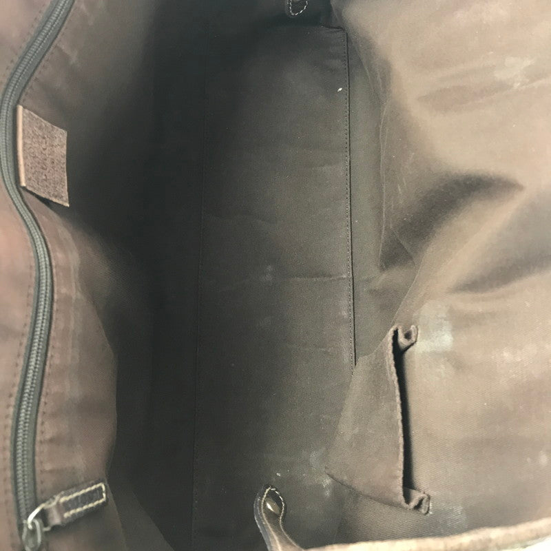【中古品】【レディース】 GG CANVAS PRINCY LINE RIBBON TOTE BAG 163805 GGキャンバス プリンシーラインリボントートバッグ カバン 180-260421-rt-29-tagh カラー：ブラウン 万代Net店