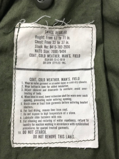 【中古品】【メンズ】 US ARMY アメリカ軍 70's M-65 FIELD JACKET 8415-782-2936 フィールド ジャケット 73年製 アウター 146-260425-rt-07-tagh サイズ：S カラー：カーキ 万代Net店