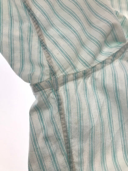 【中古品】【メンズ】 BROOKS BROTHERS ブルックス ブラザーズ S/S BD STRIPE SHIRT USA製 ショートスリーブ ストライプ シャツ 半袖シャツ トップス 146-260510-rt-19-tag サイズ：16.5 カラー：ホワイト 万代Net店