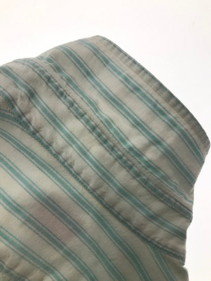 【中古品】【メンズ】 BROOKS BROTHERS ブルックス ブラザーズ S/S BD STRIPE SHIRT USA製 ショートスリーブ ストライプ シャツ 半袖シャツ トップス 146-260510-rt-19-tag サイズ：16.5 カラー：ホワイト 万代Net店