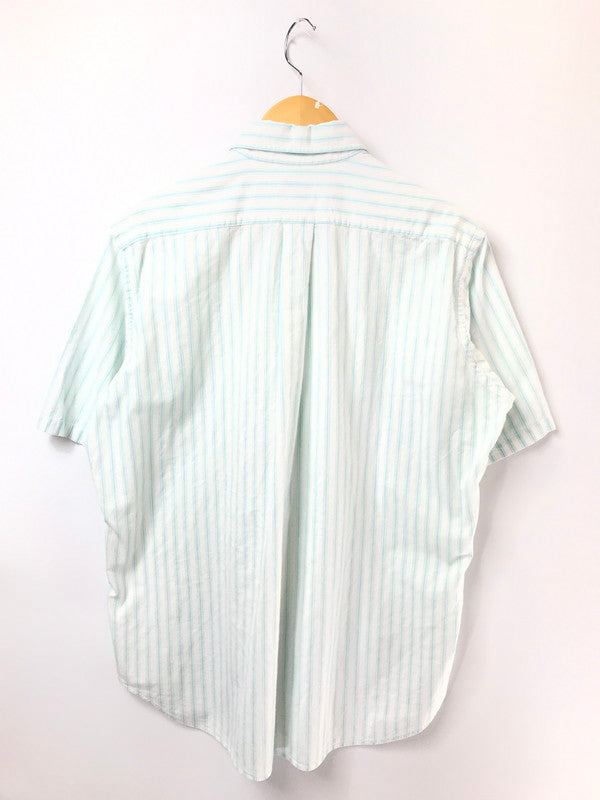 【中古品】【メンズ】 BROOKS BROTHERS ブルックス ブラザーズ S/S BD STRIPE SHIRT USA製 ショートスリーブ ストライプ シャツ 半袖シャツ トップス 146-260510-rt-19-tag サイズ：16.5 カラー：ホワイト 万代Net店
