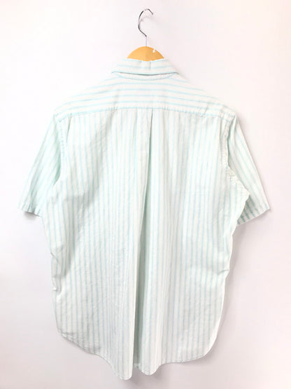 【中古品】【メンズ】 BROOKS BROTHERS ブルックス ブラザーズ S/S BD STRIPE SHIRT USA製 ショートスリーブ ストライプ シャツ 半袖シャツ トップス 146-260510-rt-19-tag サイズ：16.5 カラー：ホワイト 万代Net店
