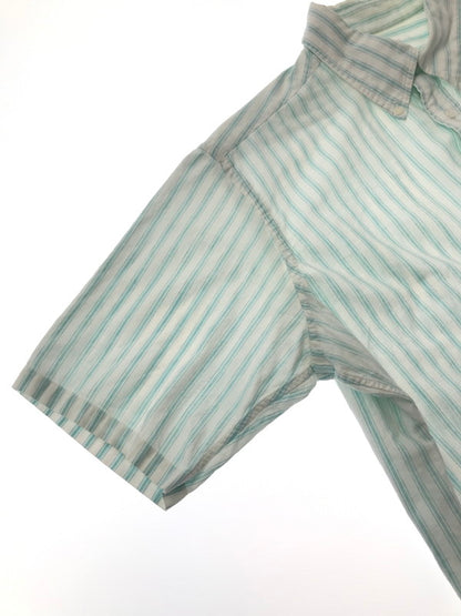 【中古品】【メンズ】 BROOKS BROTHERS ブルックス ブラザーズ S/S BD STRIPE SHIRT USA製 ショートスリーブ ストライプ シャツ 半袖シャツ トップス 146-260510-rt-19-tag サイズ：16.5 カラー：ホワイト 万代Net店