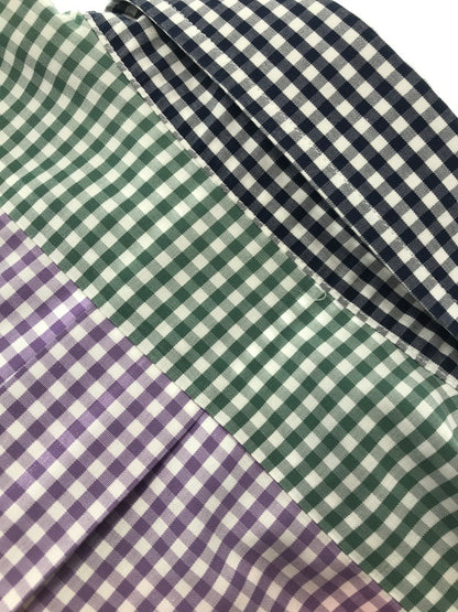 【中古品】【メンズ】 BROOKS BROTHERS ブルックス ブラザーズ S/S BD CHECK SHIRT CRAZY シャツ ボタンダウン チェックシャツ クレイジー 半袖シャツ トップス 146-260511-ty-08-tagh サイズ：M カラー：マルチカラー 万代Net店