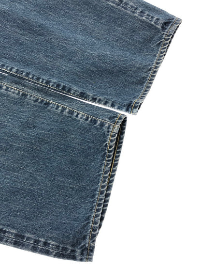 【中古品】【メンズ】 A.PRESSE ア プレッセ WASHED DENIM WIDE PANTS AP-4002 ウォッシュド デニム ワイドパンツ ボトムス 151-260422-na-20-tagh サイズ：38 カラー：インディゴ 万代Net店
