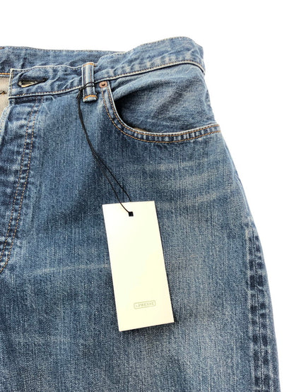【中古品】【メンズ】 A.PRESSE ア プレッセ WASHED DENIM WIDE PANTS AP-4002 ウォッシュド デニム ワイドパンツ ボトムス 151-260422-na-20-tagh サイズ：38 カラー：インディゴ 万代Net店