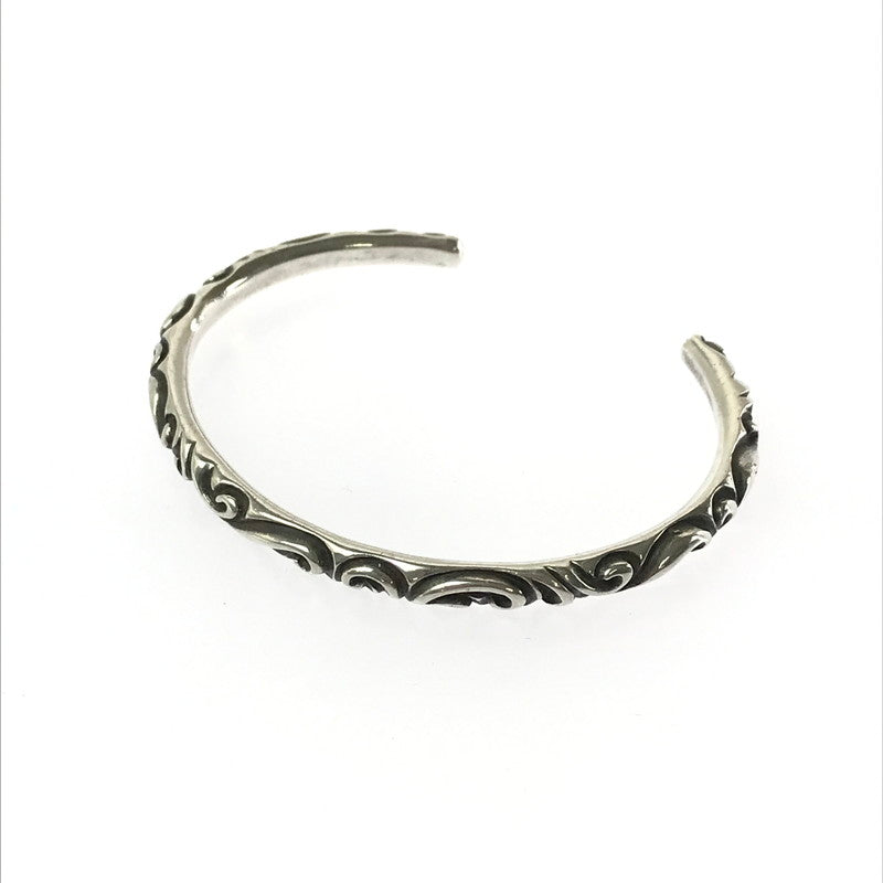【中古品】【メンズ】 CHROME HEARTS クロムハーツ SV925 SCROLL BANGLE スクロール バングル アクセサリー 190-260502-na-02-tag カラー：シルバー 万代Net店