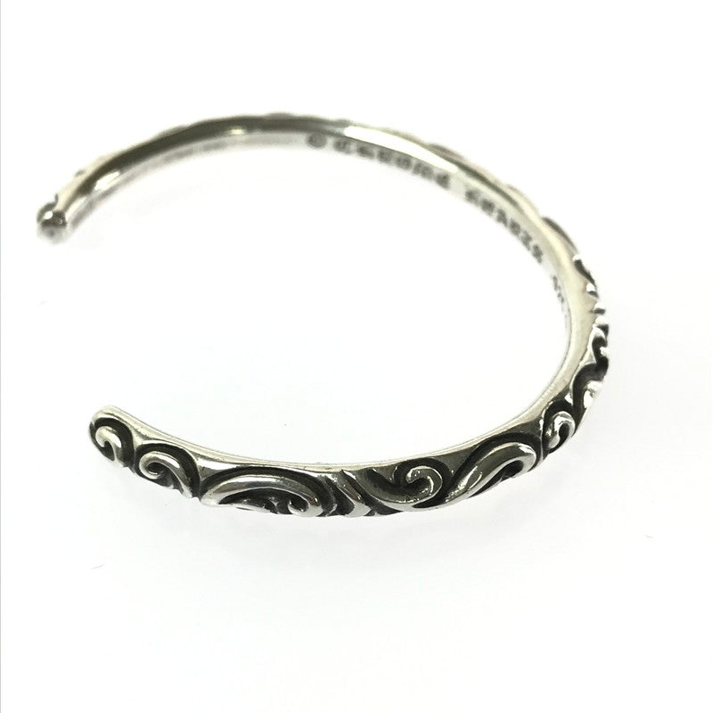【中古品】【メンズ】 CHROME HEARTS クロムハーツ SV925 SCROLL BANGLE スクロール バングル アクセサリー 190-260502-na-02-tag カラー：シルバー 万代Net店