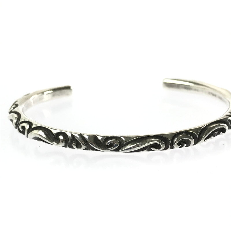 【中古品】【メンズ】 CHROME HEARTS クロムハーツ SV925 SCROLL BANGLE スクロール バングル アクセサリー 190-260502-na-02-tag カラー：シルバー 万代Net店