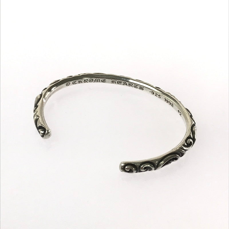【中古品】【メンズ】 CHROME HEARTS クロムハーツ SV925 SCROLL BANGLE スクロール バングル アクセサリー 190-260502-na-02-tag カラー：シルバー 万代Net店