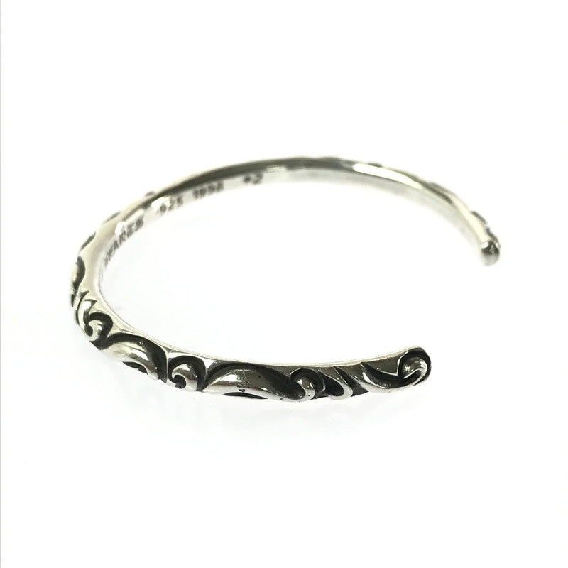 【中古品】【メンズ】 CHROME HEARTS クロムハーツ SV925 SCROLL BANGLE スクロール バングル アクセサリー 190-260502-na-02-tag カラー：シルバー 万代Net店
