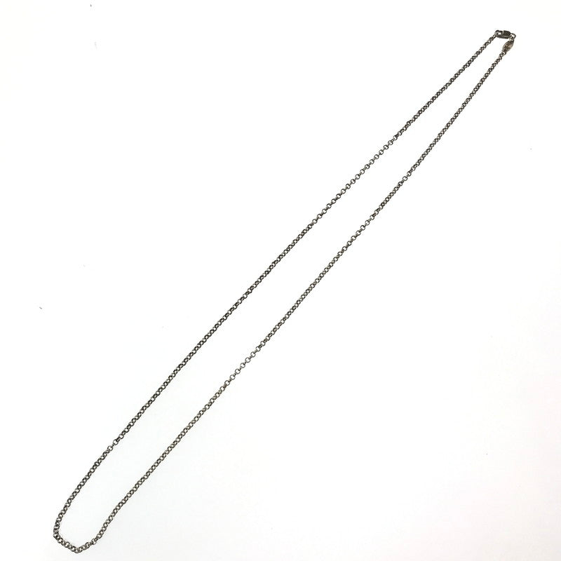 【中古品】【メンズ】 CHROME HEARTS クロムハーツ SV925 NECKCHAIN 24INCH ネックレスチェーン アクセサリー 190-260502-na-05-tag カラー：シルバー 万代Net店