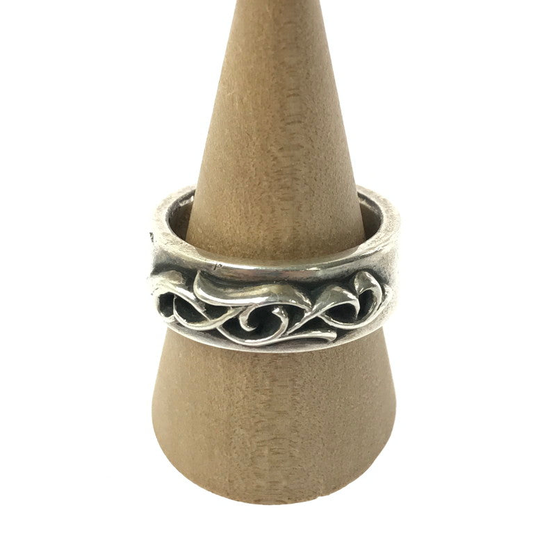 【中古品】【メンズ】 CHROME HEARTS クロムハーツ SV925 DOUBLE NARROW VINE BAND RING ダブル ナロー ヴァイン バンド リング 指輪 アクセサリー 190-260502-na-03-tag カラー：シルバー 万代Net店
