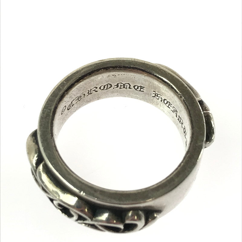 【中古品】【メンズ】 CHROME HEARTS クロムハーツ SV925 DOUBLE NARROW VINE BAND RING ダブル ナロー ヴァイン バンド リング 指輪 アクセサリー 190-260502-na-03-tag カラー：シルバー 万代Net店
