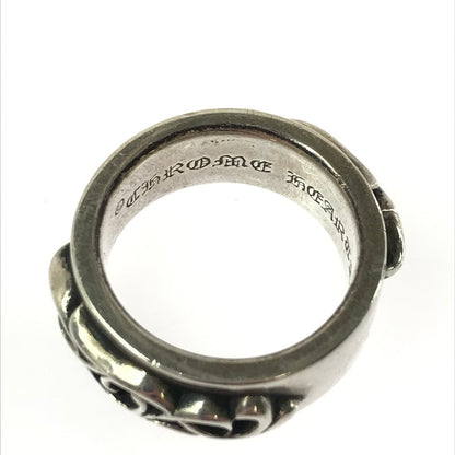 【中古品】【メンズ】 CHROME HEARTS クロムハーツ SV925 DOUBLE NARROW VINE BAND RING ダブル ナロー ヴァイン バンド リング 指輪 アクセサリー 190-260502-na-03-tag カラー：シルバー 万代Net店
