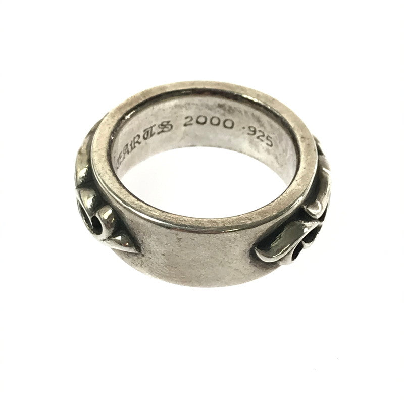 【中古品】【メンズ】 CHROME HEARTS クロムハーツ SV925 DOUBLE NARROW VINE BAND RING ダブル ナロー ヴァイン バンド リング 指輪 アクセサリー 190-260502-na-03-tag カラー：シルバー 万代Net店