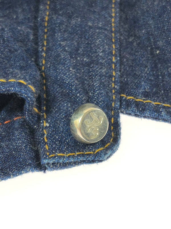 【中古品】【メンズ】 RED MOON レッドムーン TURQUOISE BUTTON DENIM WESTERN SHIRT ターコイズボタン デニムウエスタンシャツ 145-260426-rt-06-tagh サイズ：2 カラー：インディゴ 万代Net店
