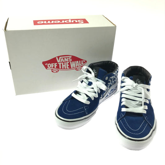 【中古品】【レディース】 VANS バンズ ×SUPREME シュプリーム SKATE GROSSO MID VN0A5KS15YE スケート グロッソ ミッド スニーカー 靴 166-260427-na-07-tagh サイズ：23.5cm US 5.5 カラー：ROYAL/WHITE 万代Net店
