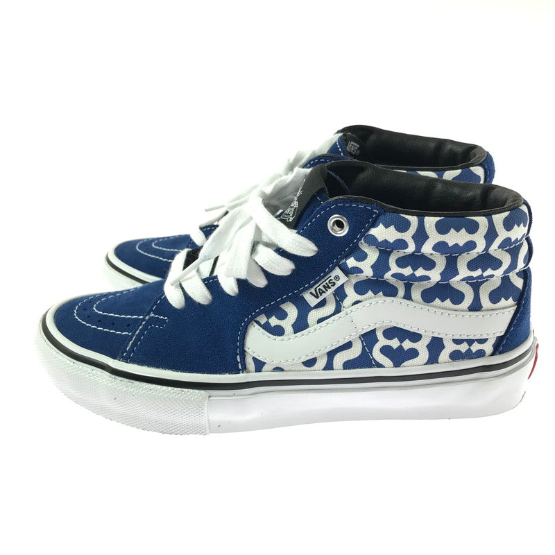 【中古品】【レディース】 VANS バンズ ×SUPREME シュプリーム SKATE GROSSO MID VN0A5KS15YE スケート グロッソ ミッド スニーカー 靴 166-260427-na-07-tagh サイズ：23.5cm US 5.5 カラー：ROYAL/WHITE 万代Net店